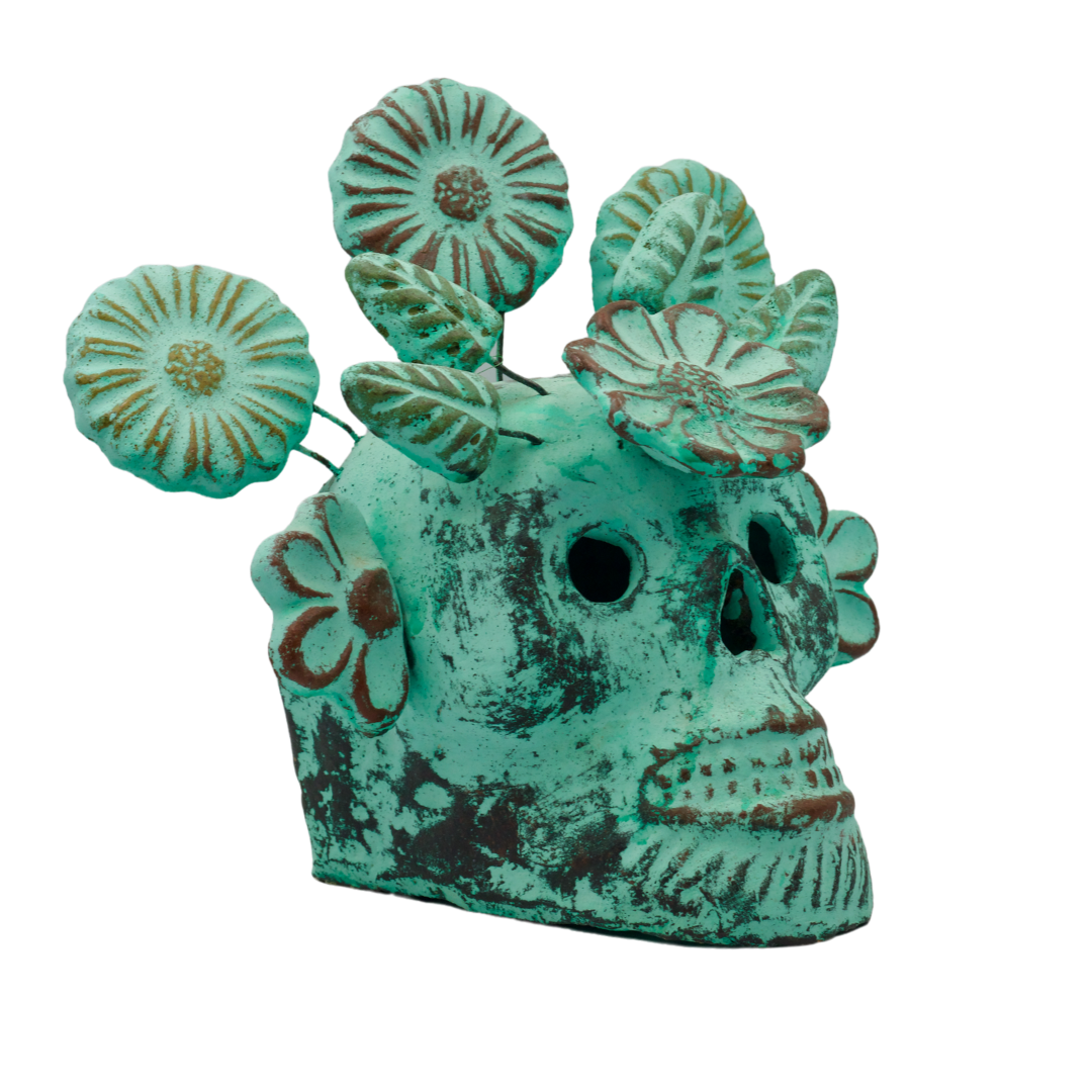 Catrina Frida barro rústica